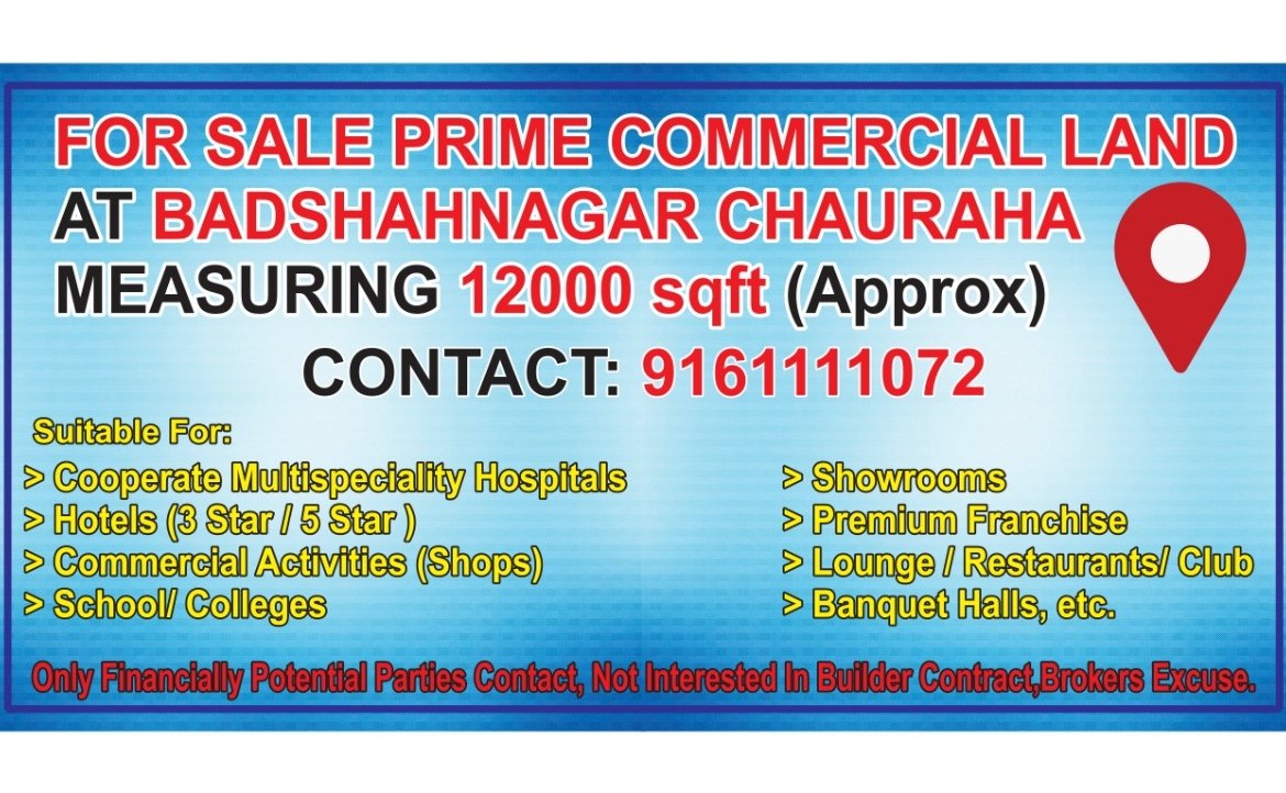 Commercial Property For Sale in lucknow
